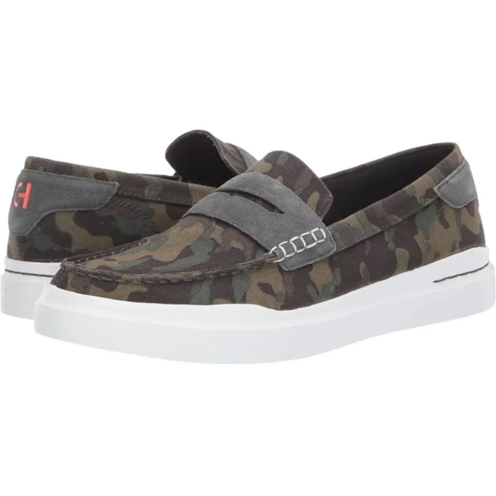 Cole Haan Men's Grandpro Rally Canvas Penny Loafer CAMO/ GRAY‎ Sneaker size 10.5